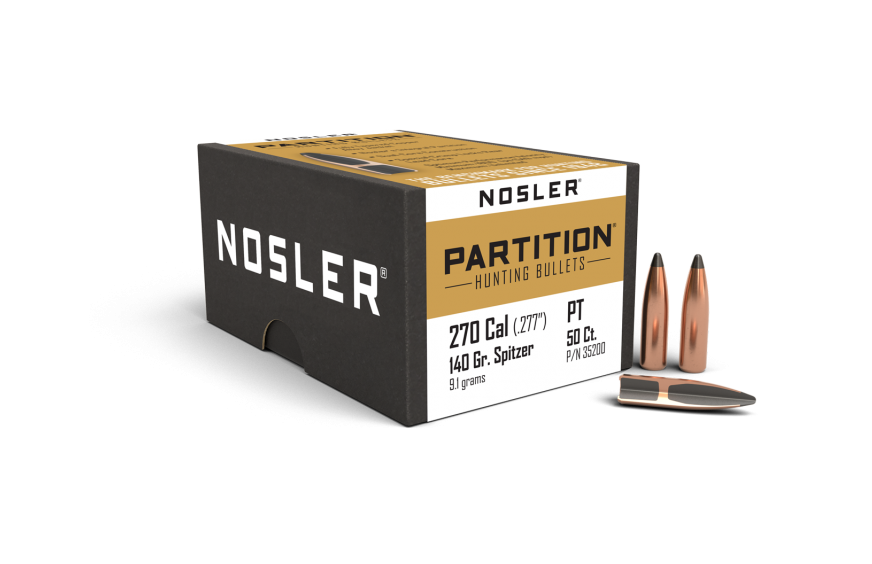 Nosler 270 Cal .277 140gr SP Partition (50ct)