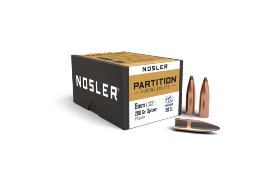 Nosler 8mm .323 200gr SP Partition (50ct)