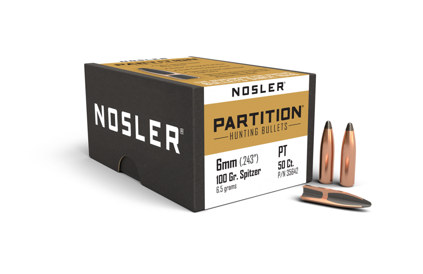 Nosler 6mm .243 100gr SP Partition (50ct)