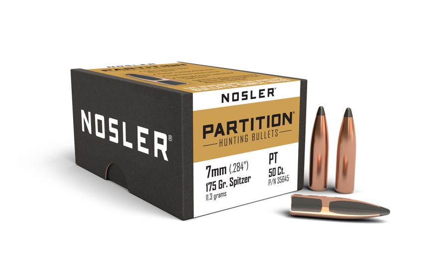 Nosler 7mm .284 175gr SP Partition (50ct)