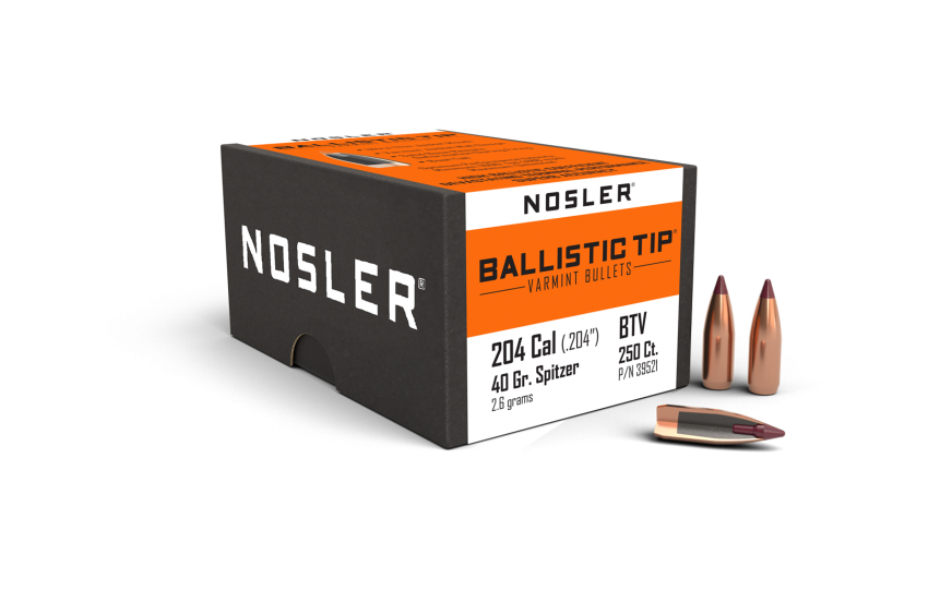 Nosler 20 Cal .204 40gr Ballistic Tip (250ct)