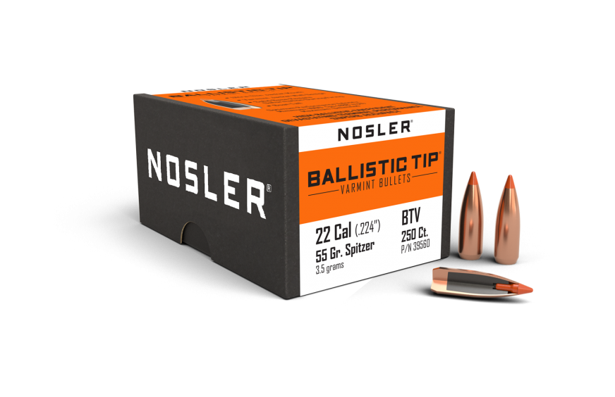 Nosler 22 Cal .224 55gr Ballistic TIp (250ct)