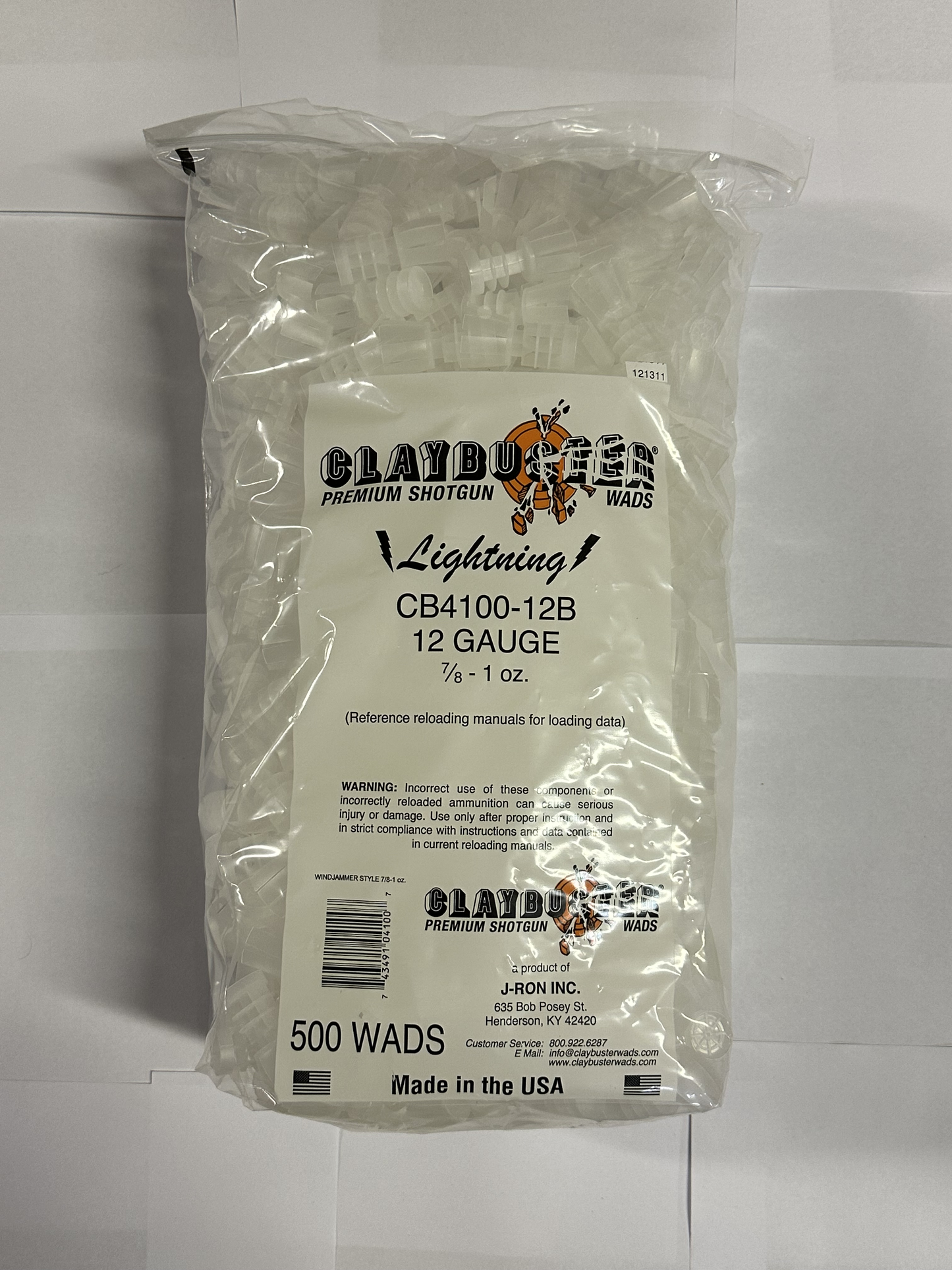 Claybuster 7/8-1 oz Lightning