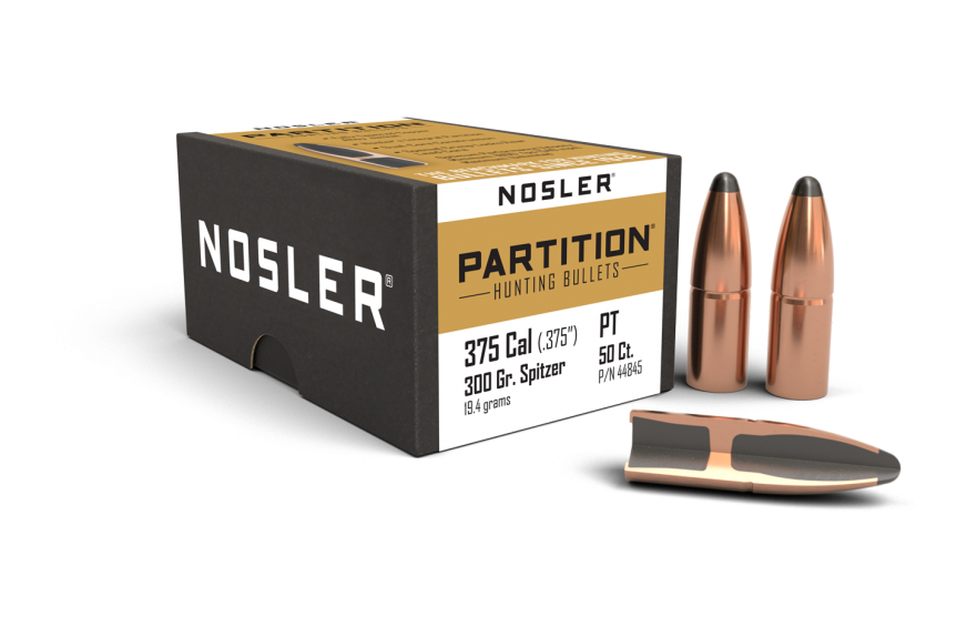 Nosler 375 Cal .375 300gr SP Partition (50ct)