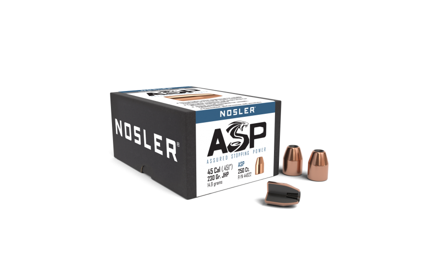 Nosler 45 Cal .452 230gr JHP (250ct)