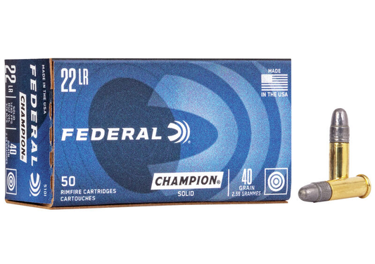 Federal 22 LR Lightning 40gr LRN (50 ct.)