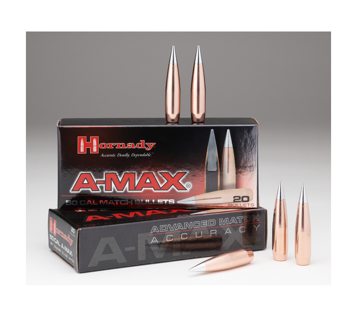 Hornady 50 Cal .510 750gr A-Max (20ct)