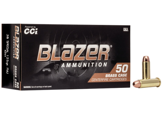 Blazer Brass 38 Special 125gr FMJ (50ct)