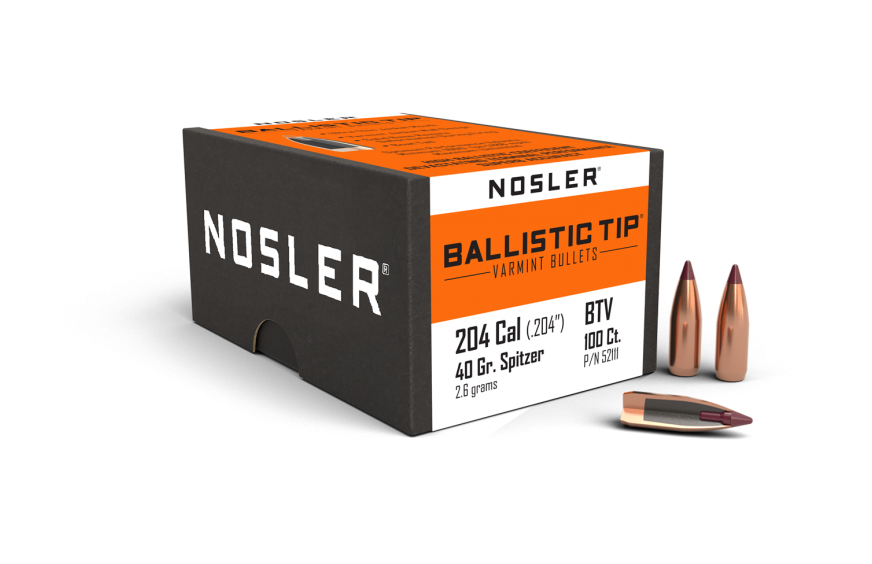 Nosler 20 Cal .204 40gr Ballistic Tip (100ct)