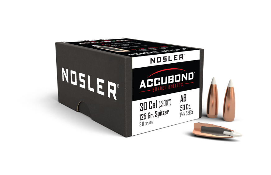 Nosler 30 Cal .308 125gr Accubond (50ct)