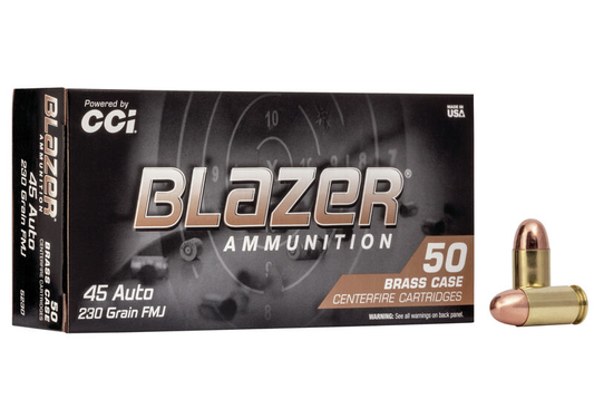 Blazer Brass 45 Auto 230gr FMJ (50ct)