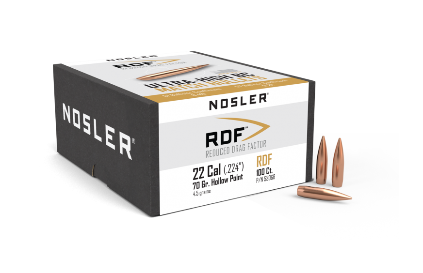 Nosler 22 Cal. .224 70gr. RDF (100 ct.)