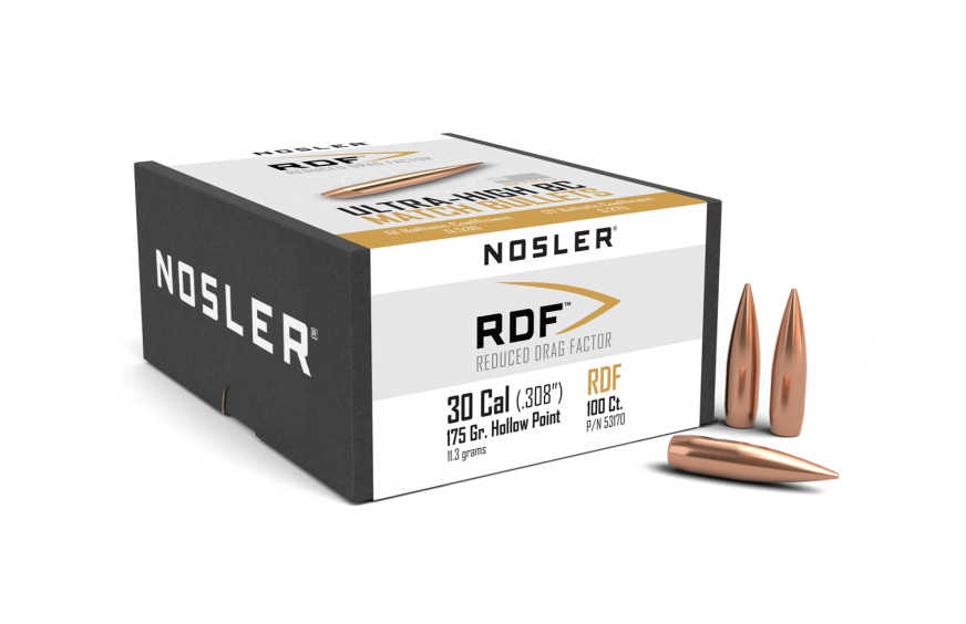 Nosler 30 Cal. .308 175gr. RDF (100 ct.)