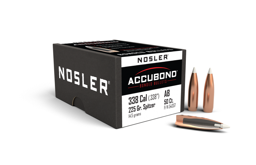 Nosler 338 Cal .338 225gr Accubond (50ct)