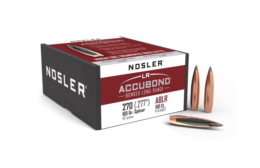 Nosler 270 Cal .277 165gr. Accubond Long Range (100ct.)