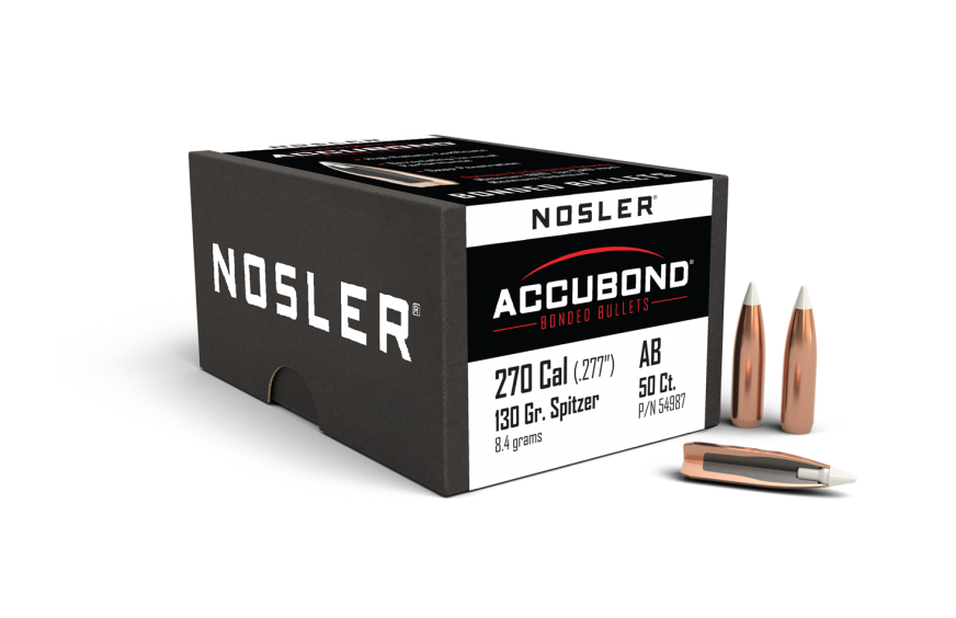 Nosler 270 Cal .277 130gr Accubond (50ct)