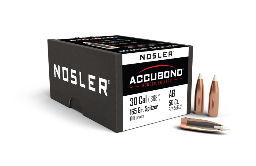 Nosler 30 Cal .308 165gr Accubond (50ct)