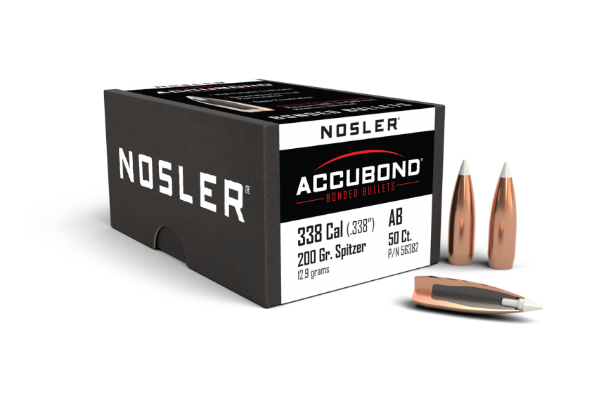 Nosler 338 Cal .338 200gr Accubond (50ct)