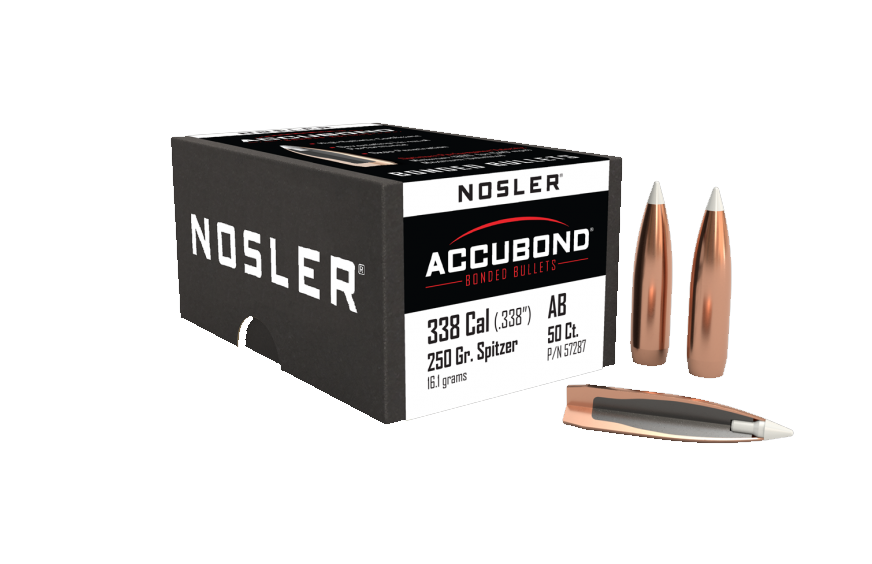 Nosler 338 Cal .338 250gr Accubond (50ct)