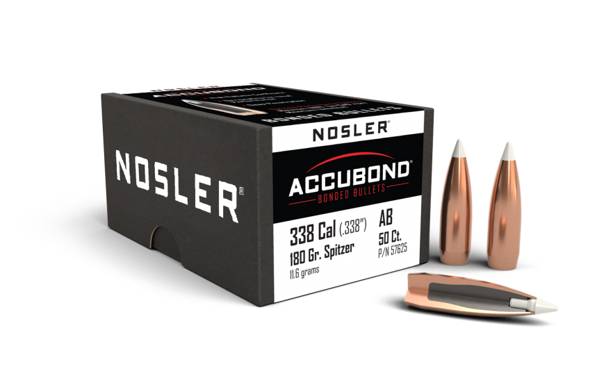 Nosler 338 Cal .338 180gr Accubond (50ct)