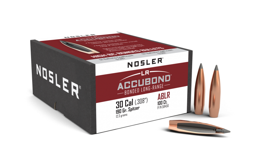 Nosler 30 Cal .308 190gr Accubond Long Range (100ct)
