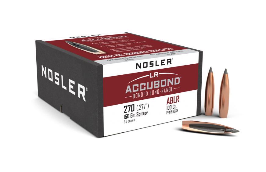 Nosler 270 Cal .277 150gr Accubond Long Range (100 ct)