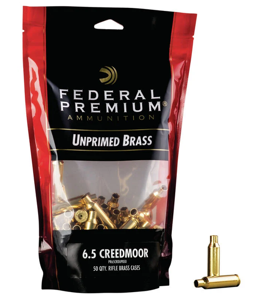 Federal 6.5 Creedmoor Brass (50ct)