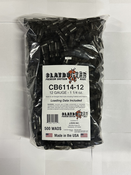 Claybuster 1-1/4oz Straight Wall Hulls (Federal & All Imports)