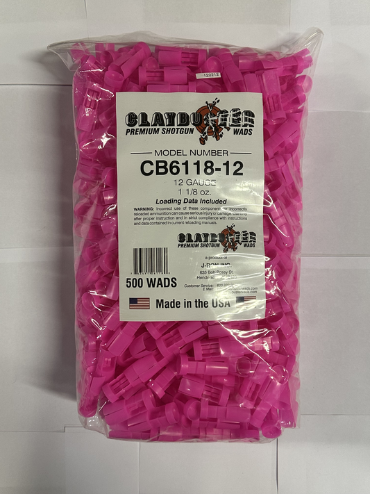 Claybuster 1-1/8oz Straight Wall Hulls (Federal & All Imports)