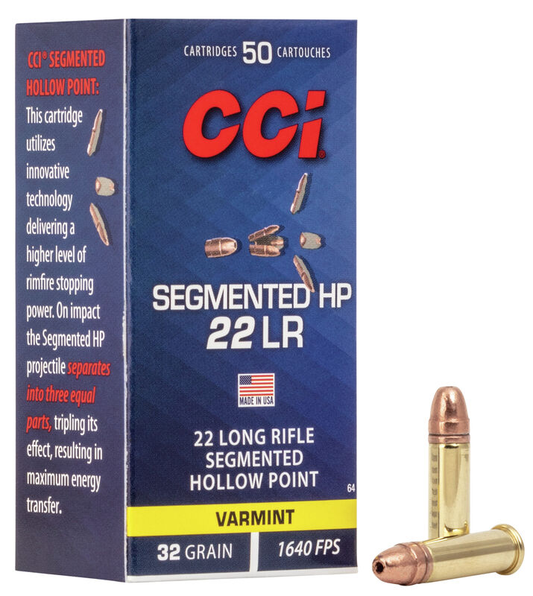 CCI 22 LR Segmented HP 32gr. HP (50 ct.)