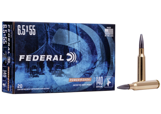 Federal 6.5x55 140gr Power Shok SP (20ct)