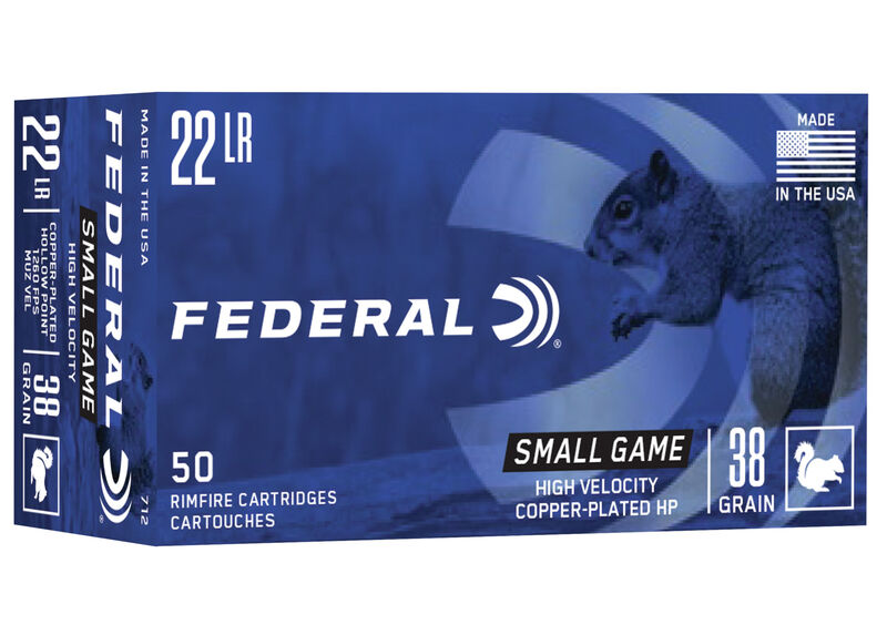 Federal 22 LR 38gr. Copper HV (50ct)