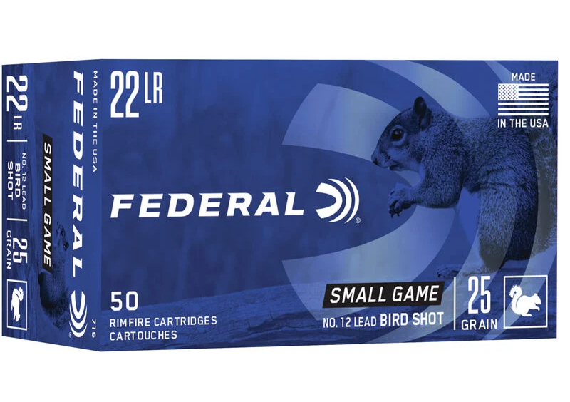 Federal 22 LR #12 Bird Shot (50ct)