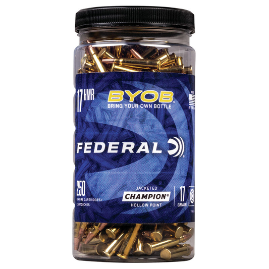 Federal 17 HMR 17gr HP (250ct Bottle)