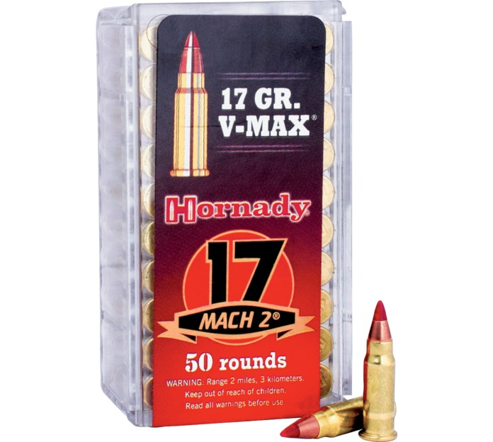 Hornady 17 Mach 2 17gr V-Max (50 ct)