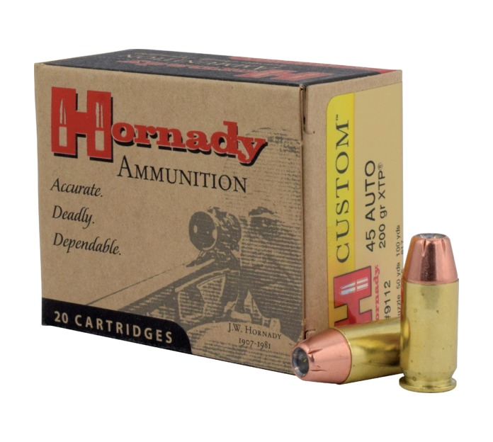 Hornady 45 Auto 200gr. XTP (20ct)