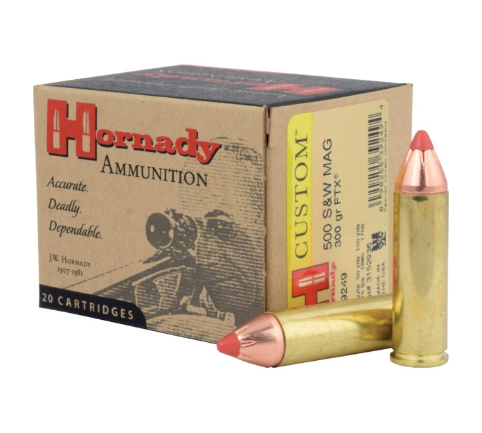 Hornady 500 S&W Mag 300gr. FTX (20ct)