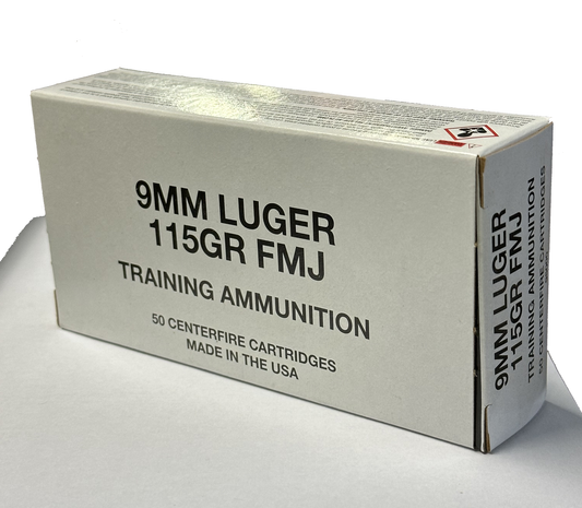 Blazer Brass White Box 9mm 115gr FMJ (50ct)