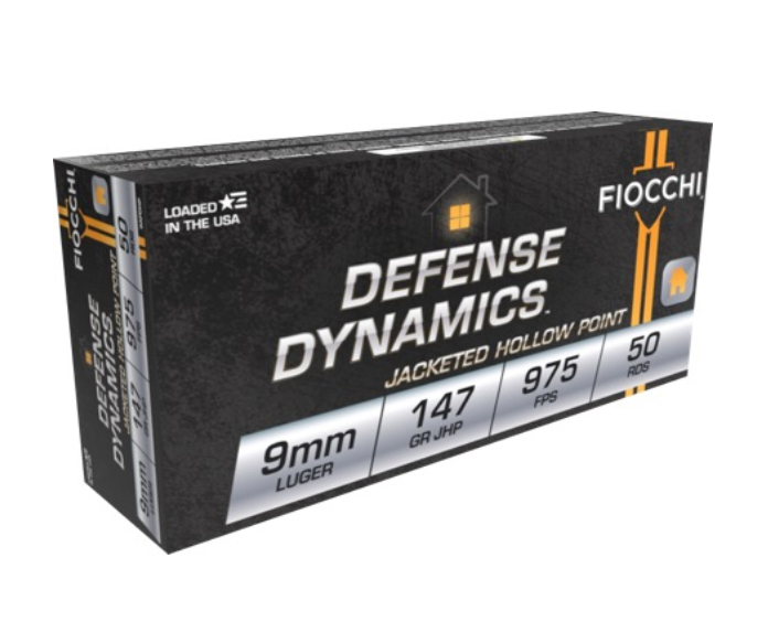 Fiocchi 9mm 147gr JHP (50ct)