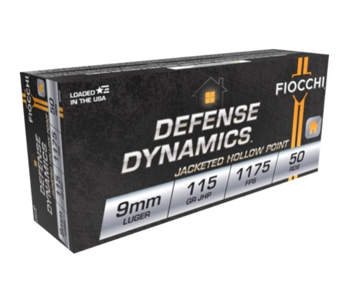 Fiocchi 9mm 115gr JHP (50ct)