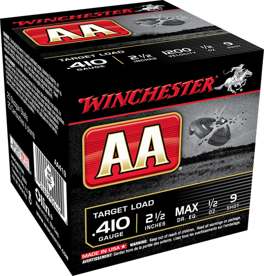 Winchester AA  410 Max Dr 1/2 oz #9 (1200 fps)