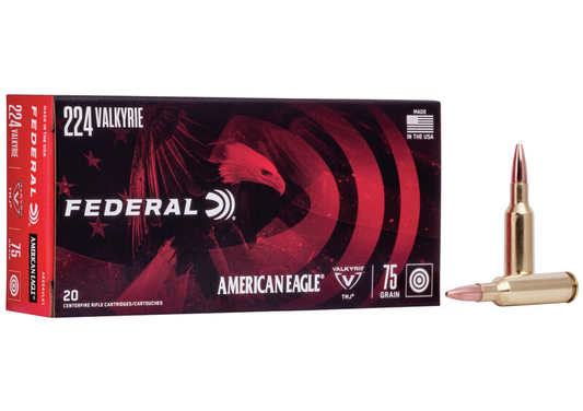 Federal American Eagle 224 Valkyrie 75gr FMJ (20ct)