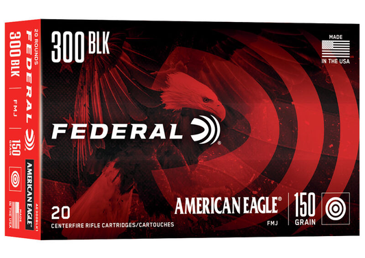 Federal American Eagle 300 Blackout 150gr FMJ BT (20ct)