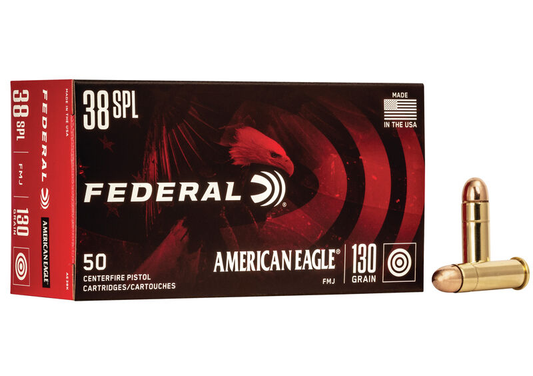 Federal American Eagle 38 Special 130gr FMJ (50ct)