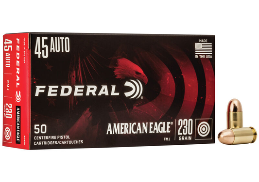 Federal American Eagle 45 Auto 230gr FMJ (50ct)