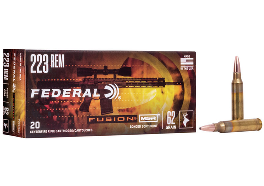 Federal 223 Rem 62gr Fusion MSR (20ct)