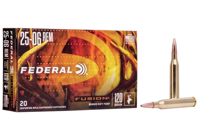 Federal 25-06 Rem 120gr Fusion (20ct)