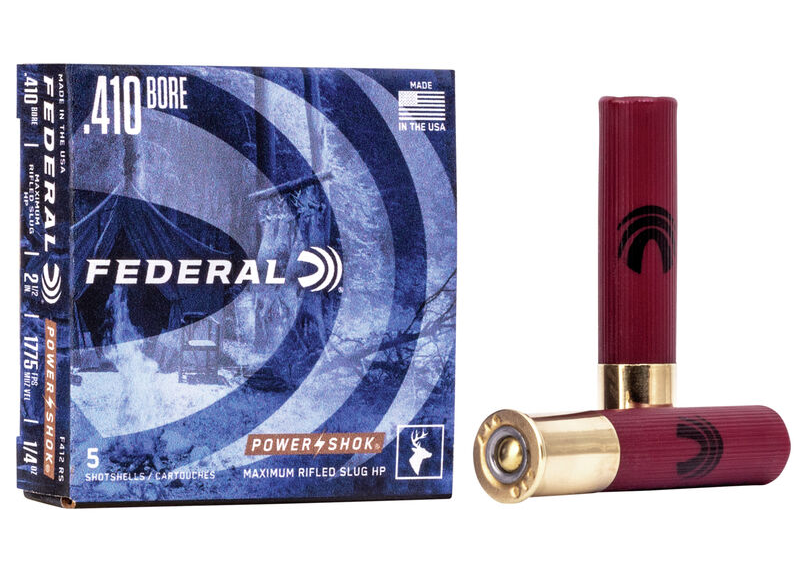 Federal Power-Shok Rifled Slug 410 1/4 oz. (1775 fps) (5 count)