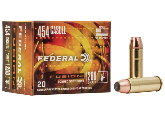 Federal 454 Casull 260gr Fusion (20ct)