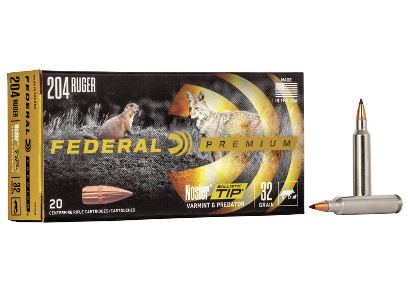 Federal 204 Ruger 32gr Nosler Ballistic Tip (20ct)